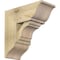 Ekena Millwork Olympic Traditional Rough Sawn Bracket w/ Offset Brace, Douglas Fir, 8"W x 18"D x 18"H BKT0806X18X18OLY01RDF - alternate 1